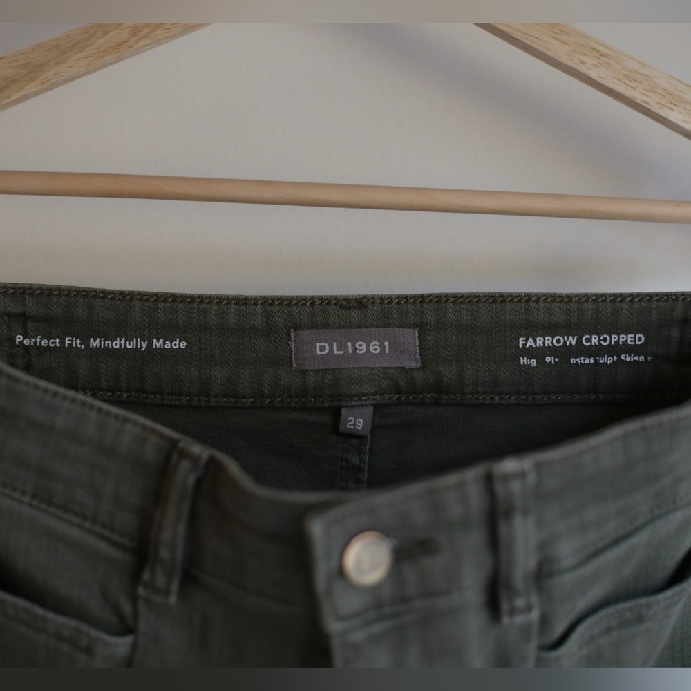 DL1961 Farrow Cropped High Rise Instasculpt Skinny Jeans Women's Size | Size 29 - Picture 3 of 4